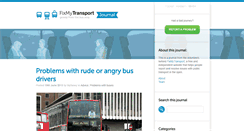 Desktop Screenshot of blog.fixmytransport.com